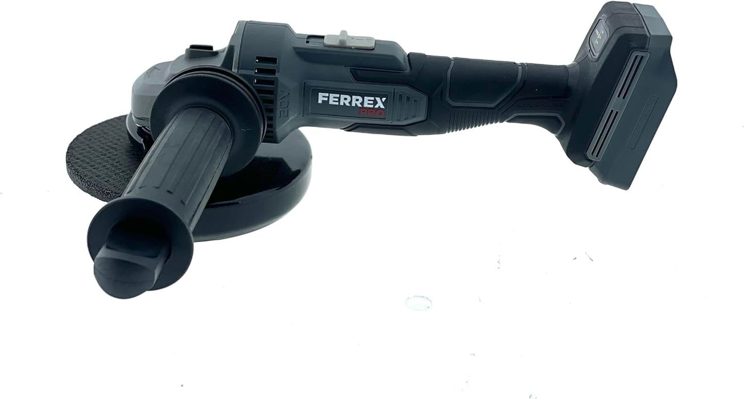 Ferrex 20V Angle Grinder + Battery + Charger
