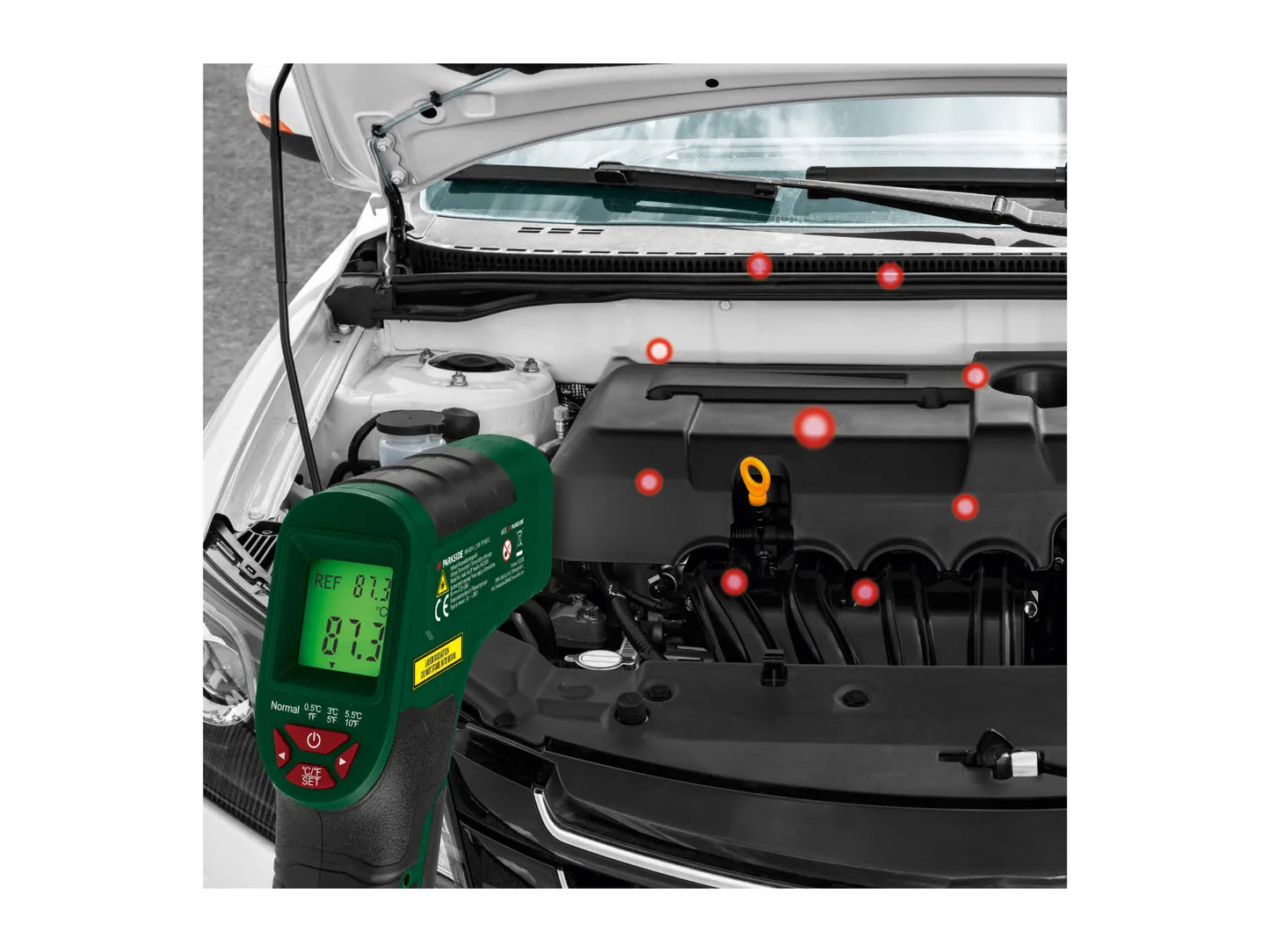 Parkside Digital Laser Infrared Thermometer Temperature Gun