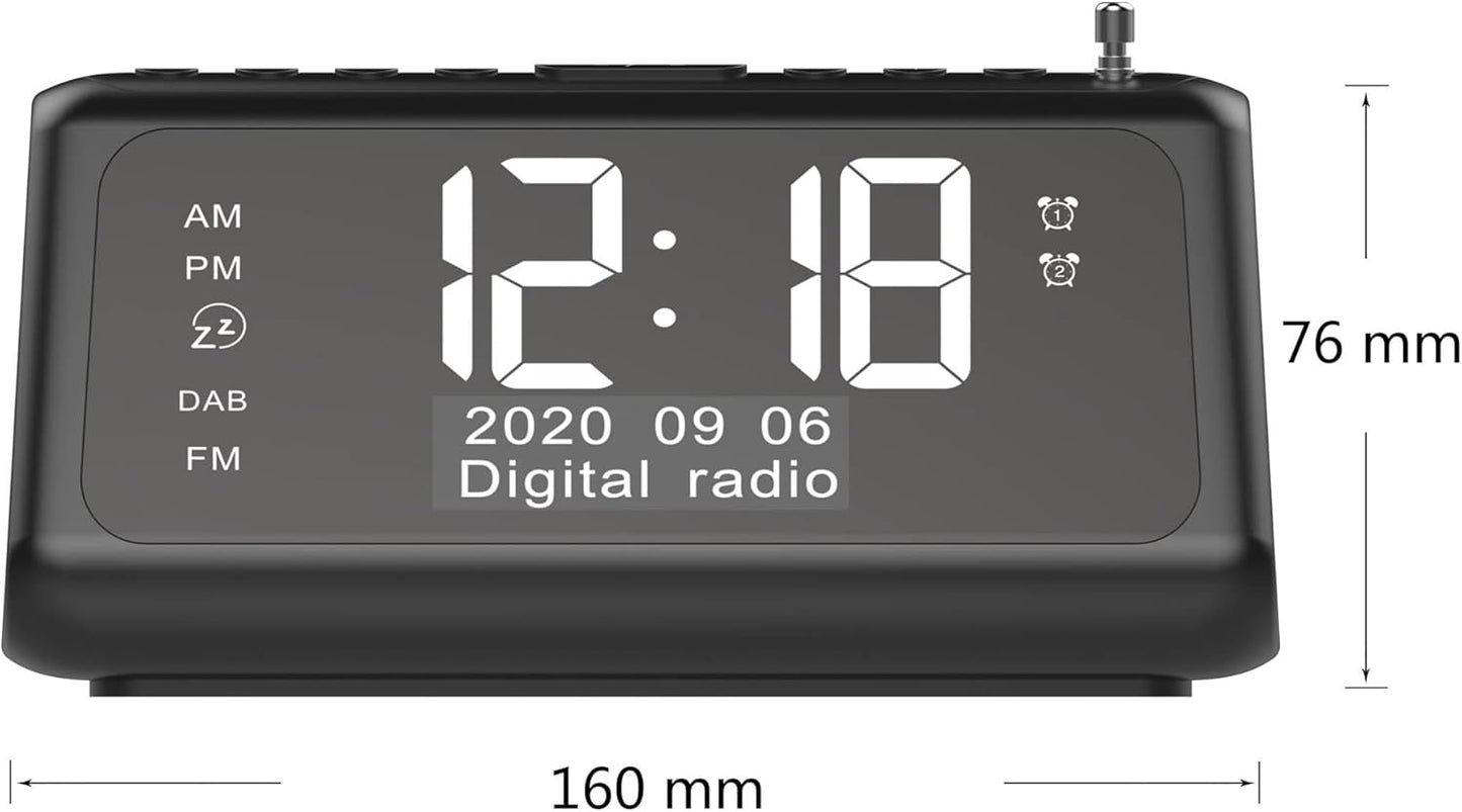 Krontaler® DAB+ Radio Alarm Clock