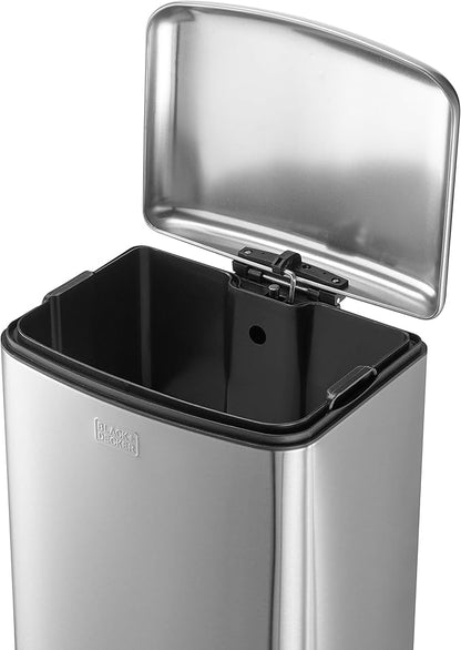 Black & Decker® Stainless Steel Trash Bin 30L