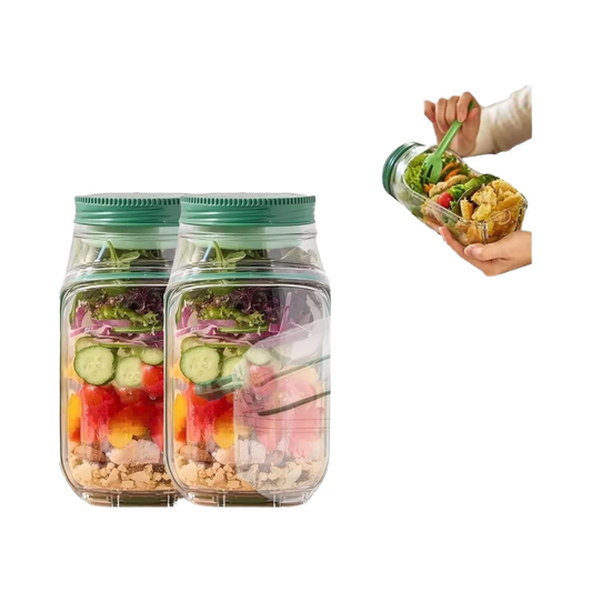 Portable Salad Food Storage Jar