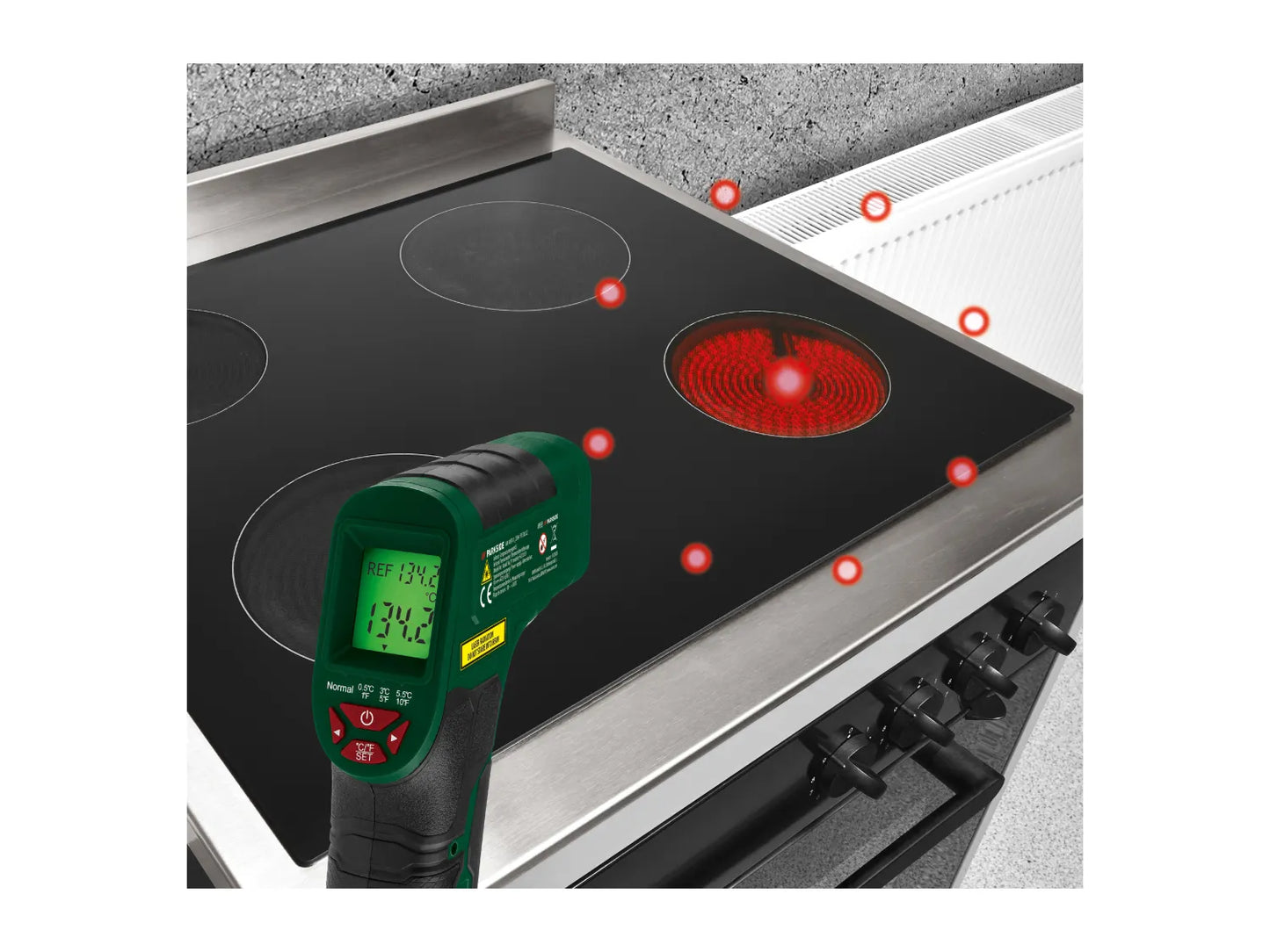 Parkside Digital Laser Infrared Thermometer Temperature Gun